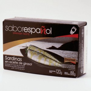 Sardinas vegetal sardines saulegrazu aliejuje 88g